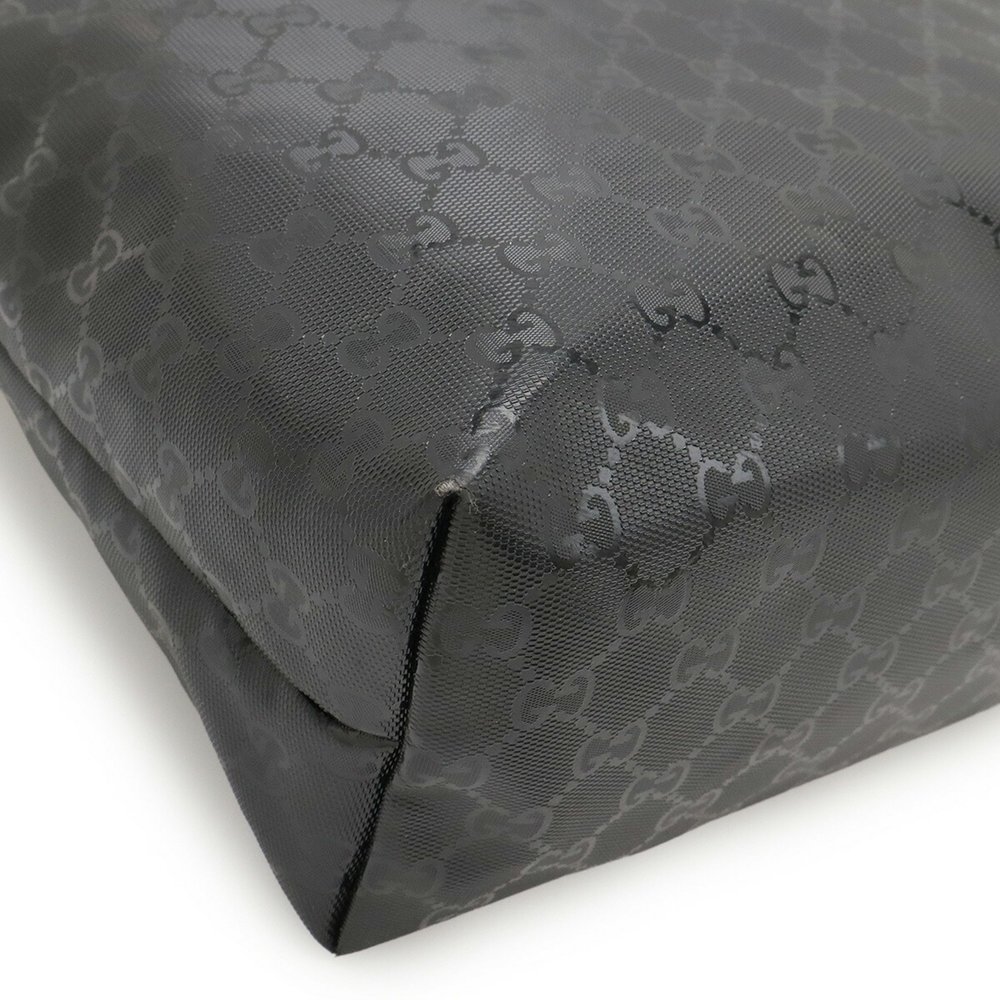 GUCCI Black Leather Shoulder Bag - Picture 4 of 9